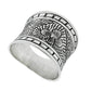 Solid 925 Sterling Silver Statement Band Ring B3