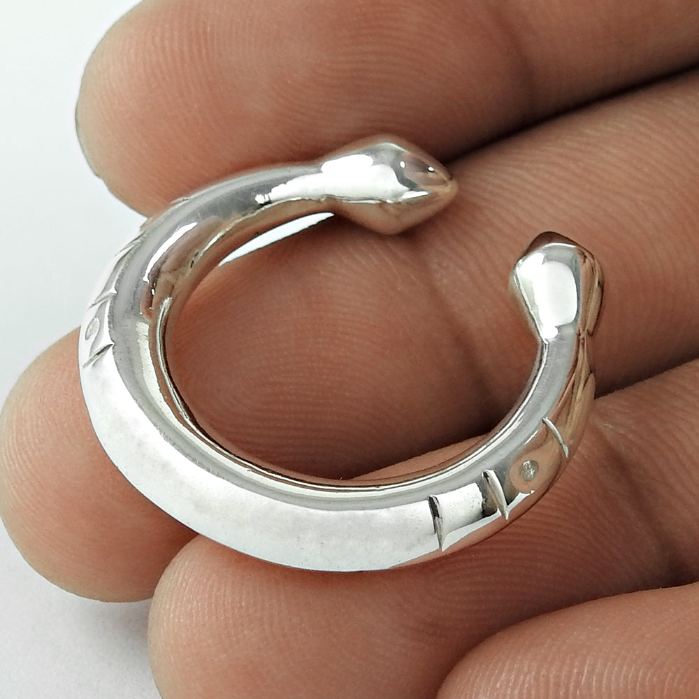 Vintage 925 Silver Handmade Ring Unisex Everyday Jewelry Gift