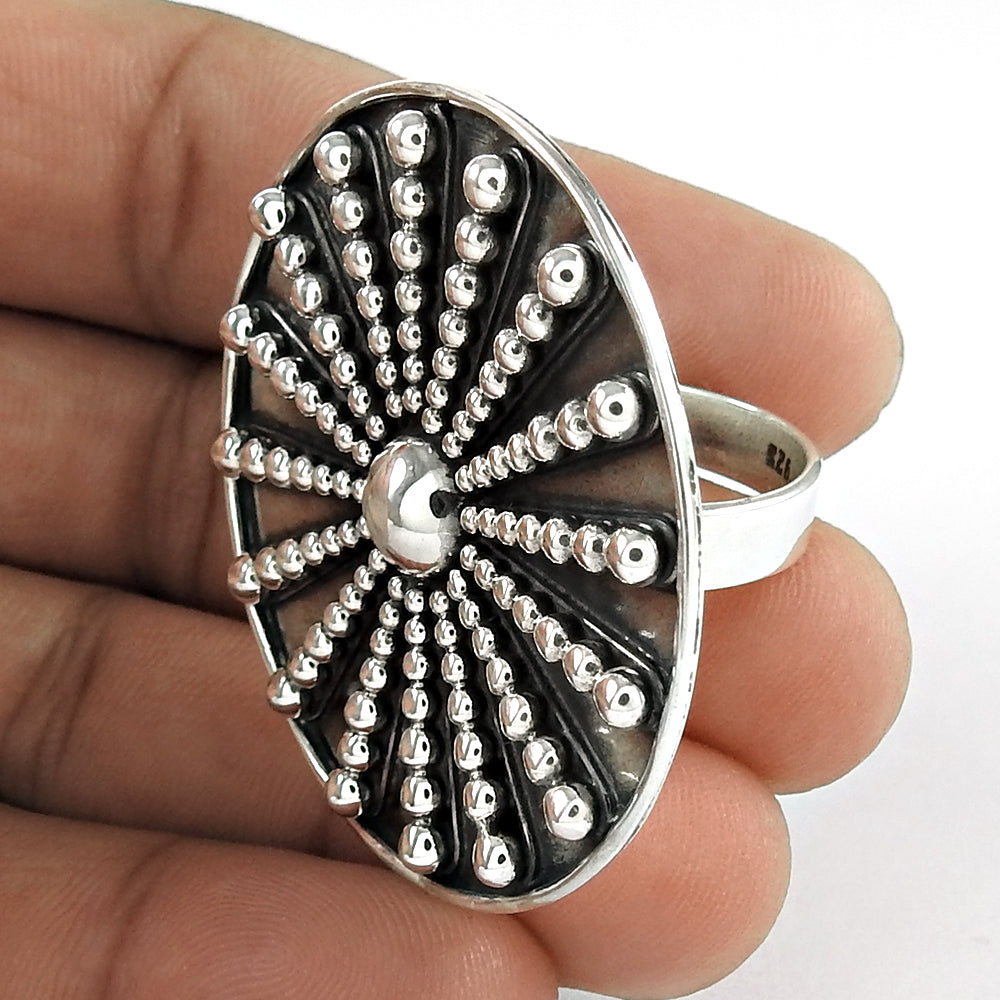 Vintage 925 Silver Handmade Ring Timeless Unisex Classic Design