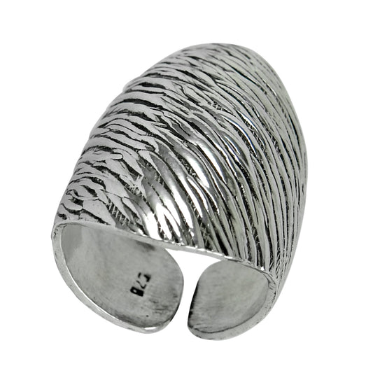 Vintage 925 Silver Handmade Ring Classic Everyday Wear Jewelry