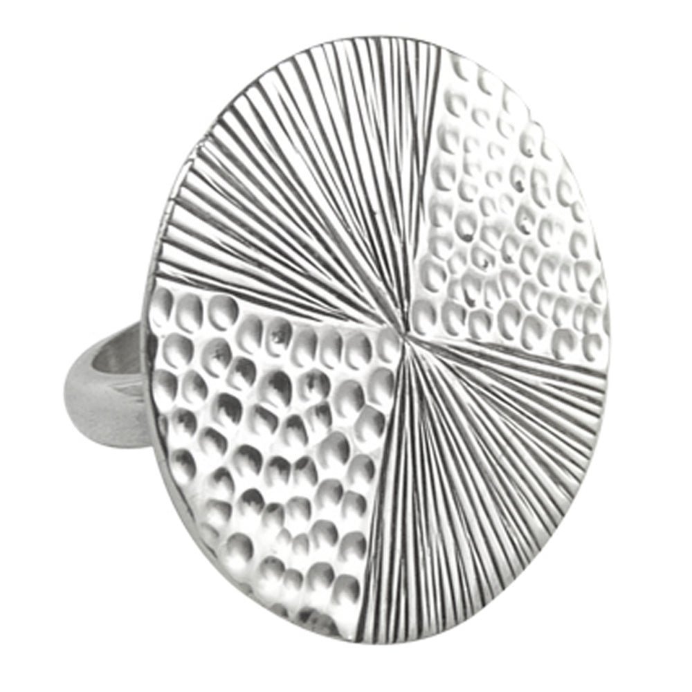 Vintage 925 Silver Handmade Ring Handcrafted Retro Unisex Style