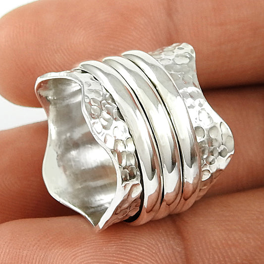 Vintage 925 Silver Handmade Ring Jewelry Gift Antique Style