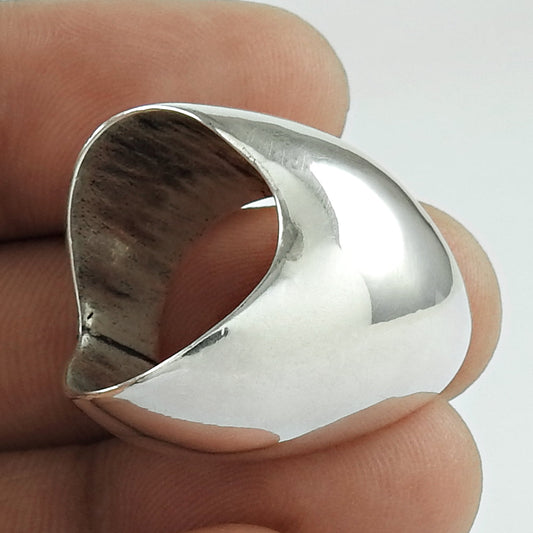 Vintage 925 Silver Handmade Ring Perfect Jewelry Gift for Unisex