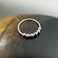 925 Sterling Silver Spinning Balls Handmade Ring