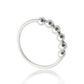 925 Sterling Silver Spinning Balls Handmade Ring