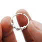 Solid 925 Sterling Silver Spinning Balls Ring Handmade Band