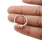 Solid 925 Sterling Silver Spinning Balls Ring Handmade Band