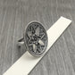 925 Sterling Silver Handcrafted Cocktail Ring Jewelry B3