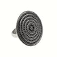 Solid 925 Sterling Silver Jewelry Statement Ring W9