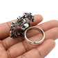 Solid 925 Sterling Silver Indian Artisan Ring