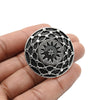 Solid 925 Sterling Oxidized Silver Artisan Ring