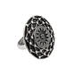 Solid 925 Sterling Oxidized Silver Artisan Ring