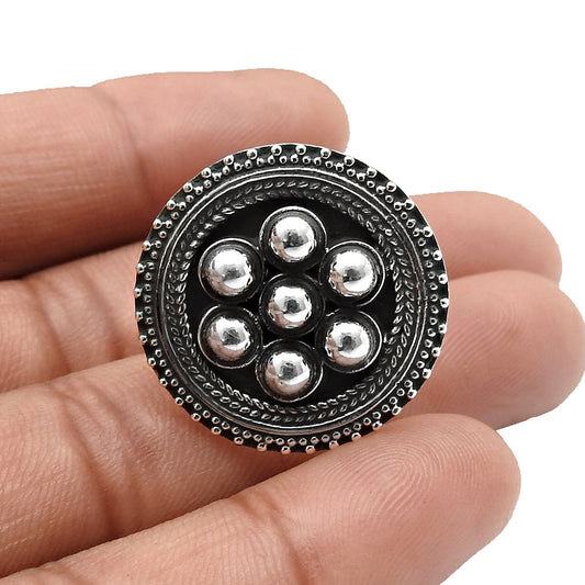 Women Gift 925 Solid Sterling Silver Statement Ring HANDMADE Jewelry