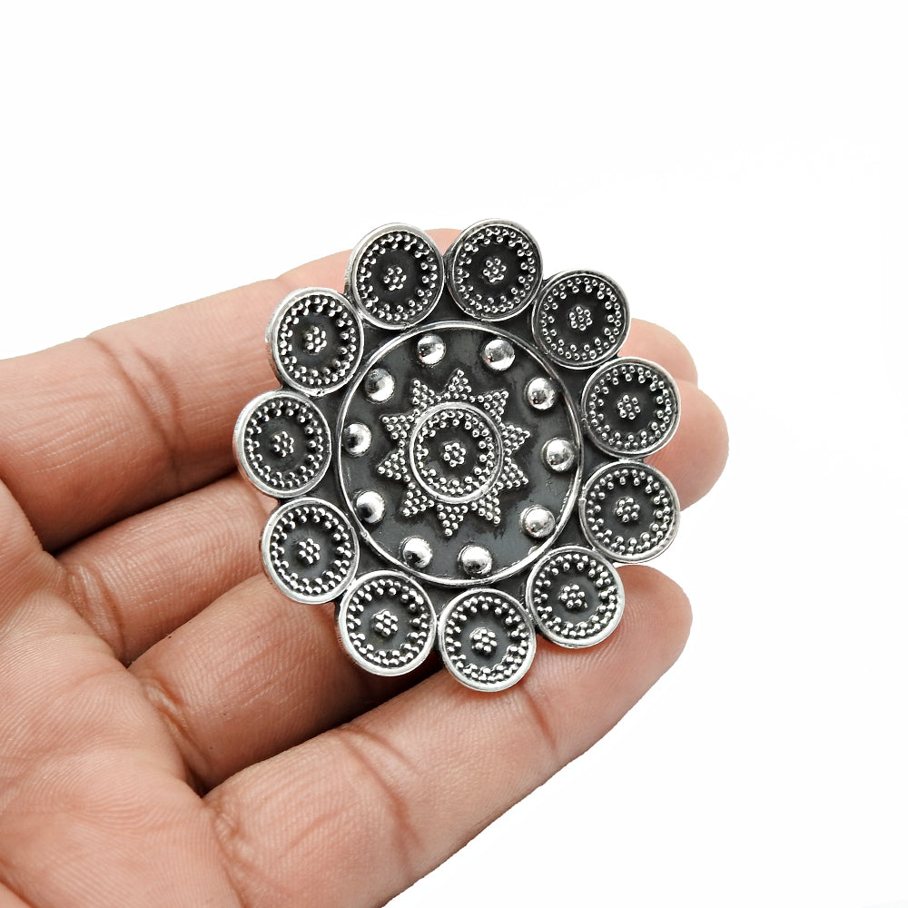 Statement Ring Solid 925 Sterling Silver Handmade Jewelry P1