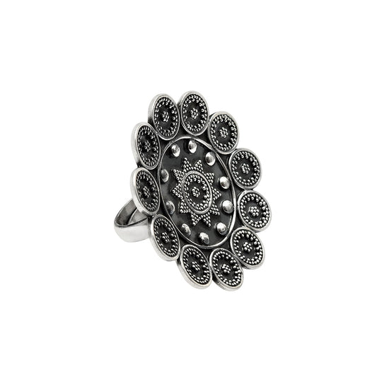 Statement Ring Solid 925 Sterling Silver Handmade Jewelry P1