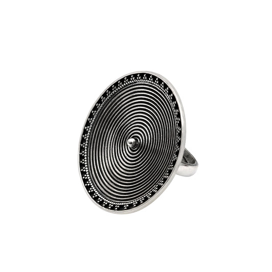 Statement Ring Solid 925 Sterling Silver Indian Jewelry