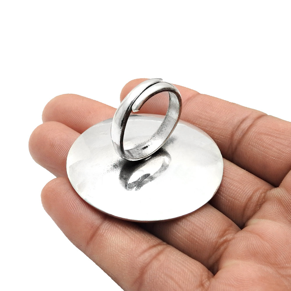 Statement Ring Solid 925 Sterling Silver Indian Jewelry