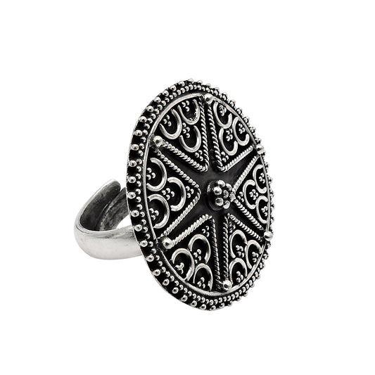 Artisan Ring 925 Solid Sterling Silver Handmade Indian Jewelry