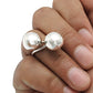 Solid 925 Sterling Silver Balls Ring Handmade Jewelry