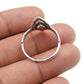 Wedding Ring Solid 925 Sterling Silver Crown Ring