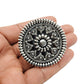 925 Sterling Silver Antique Cocktail Ring Oxidized Jewelry