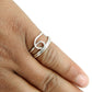 knot Ring solid 925 silver handmade jewelry for her