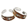 Real 925 Sterling Silver Toe Rings Handmade Adjustable Gift for Her