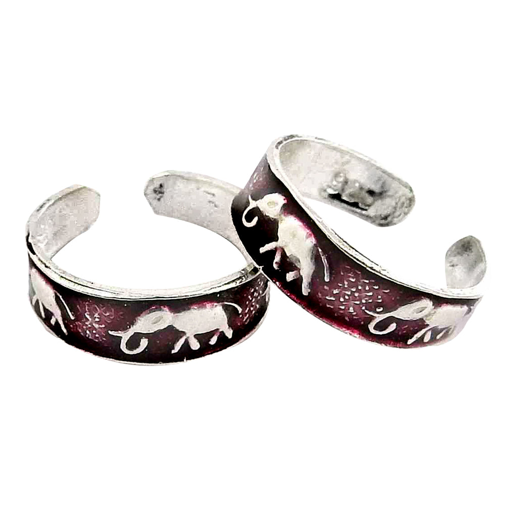 Handmade 925 Sterling Silver Toe Rings Boho Jewelry Women