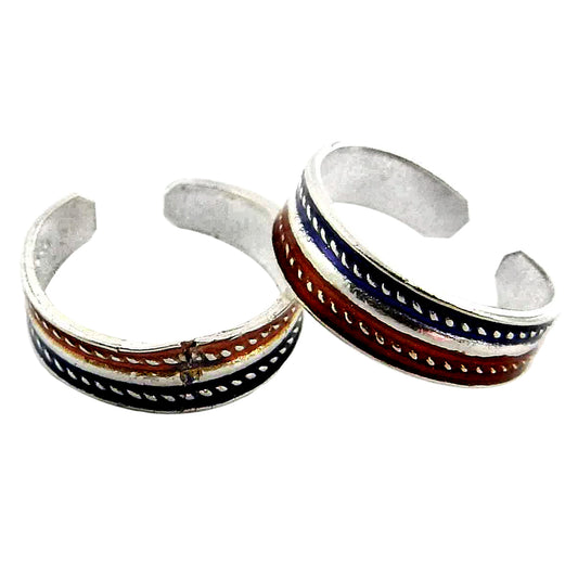 925 Sterling Silver Handmade Toe Ring Adjustable Women Daily Wear