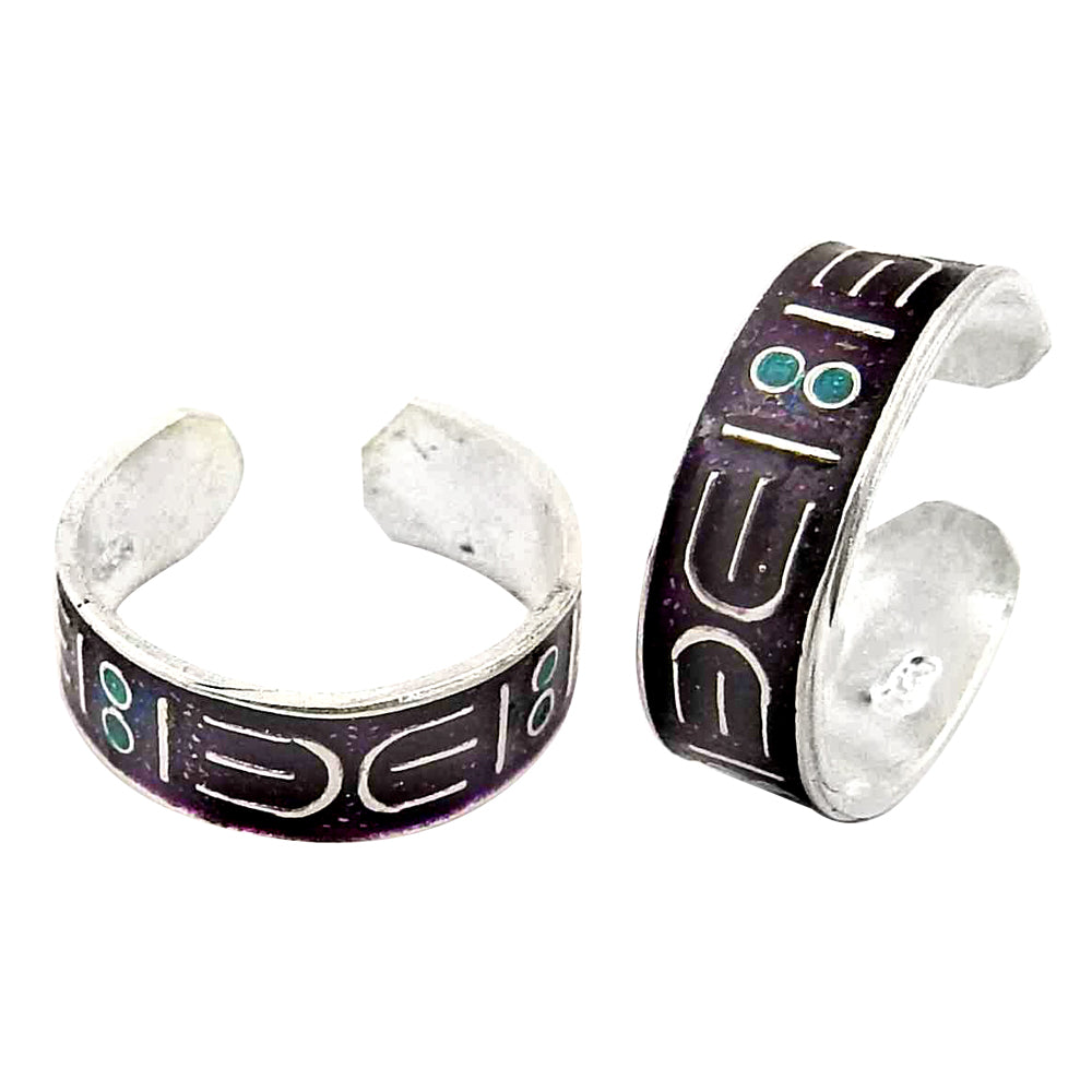 Real 925 Silver Toe Ring Handmade Adjustable Women