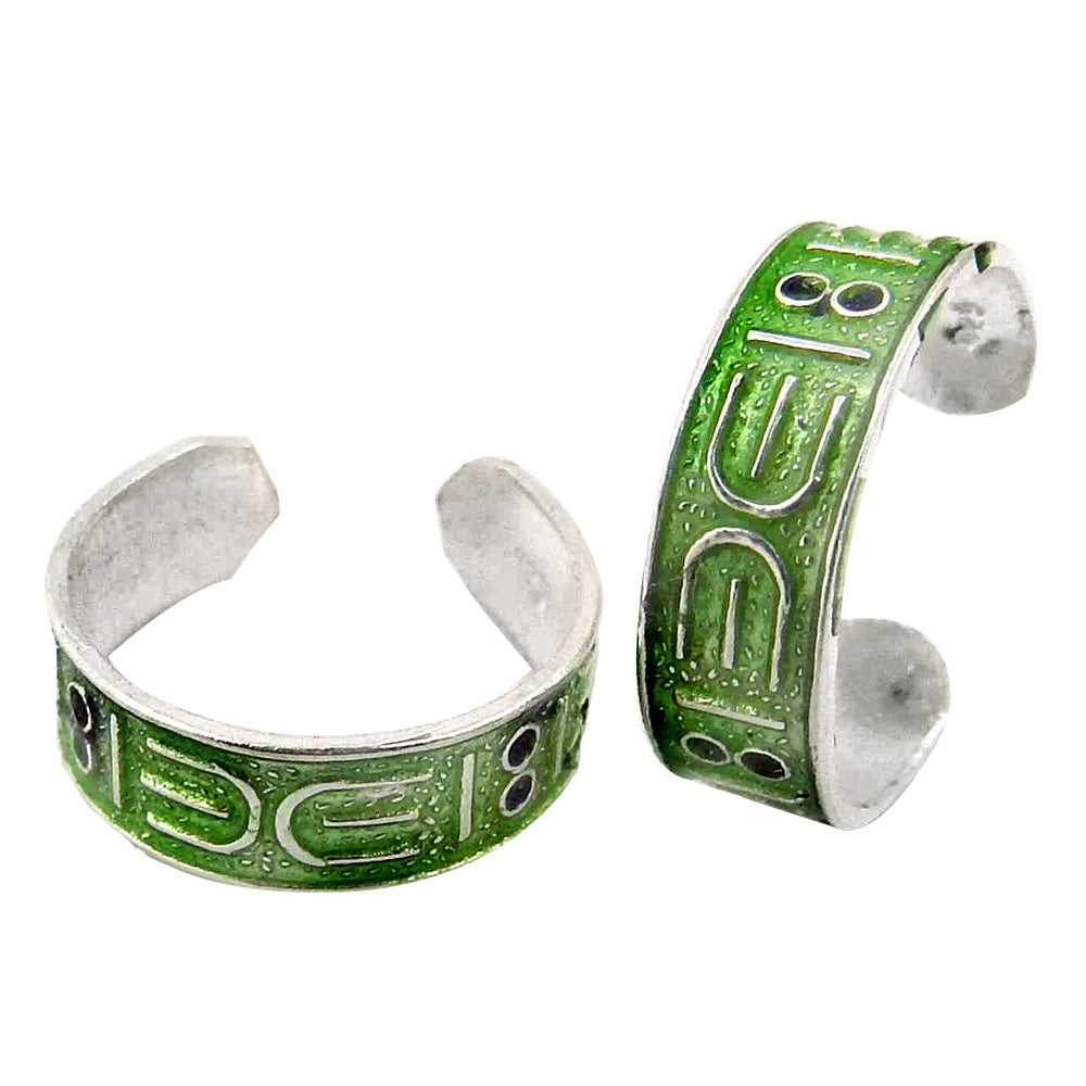 Solid 925 Sterling Silver Handmade Toe Rings Women Gift Jewelry