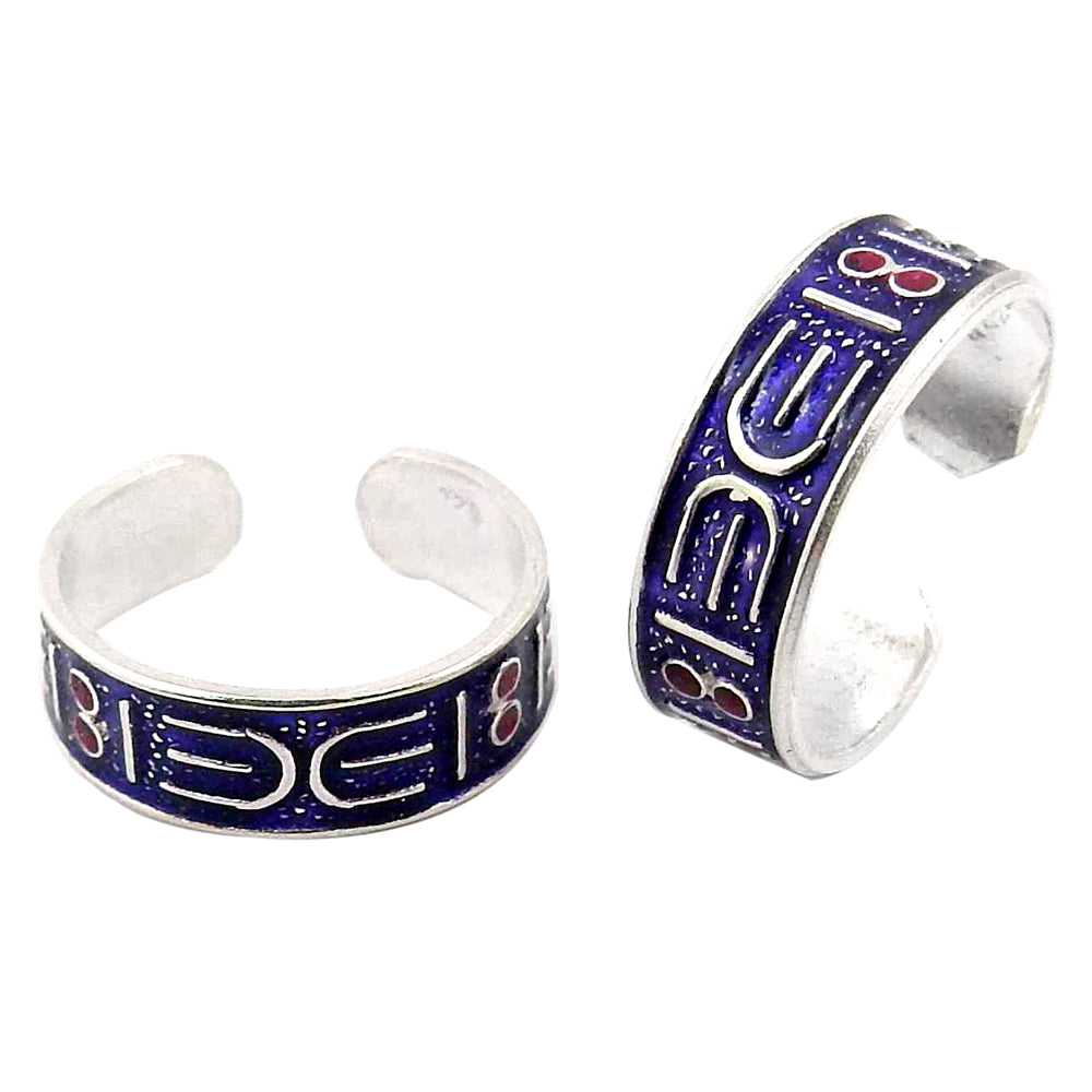 Genuine 925 Silver Handmade Toe Rings Women Beach Jewelry