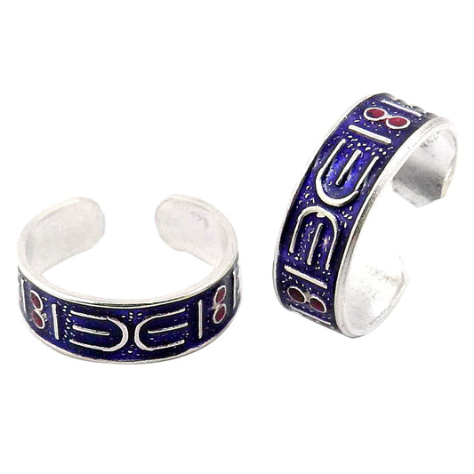 Genuine 925 Silver Handmade Toe Rings Women Beach Jewelry