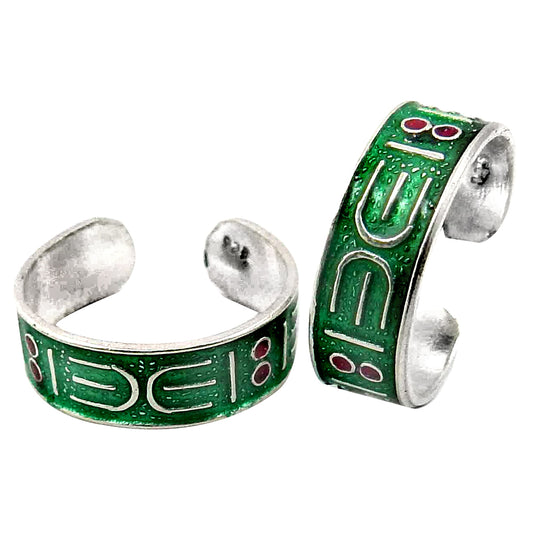 Handmade 925 Sterling Silver Toe Rings Gift for Women