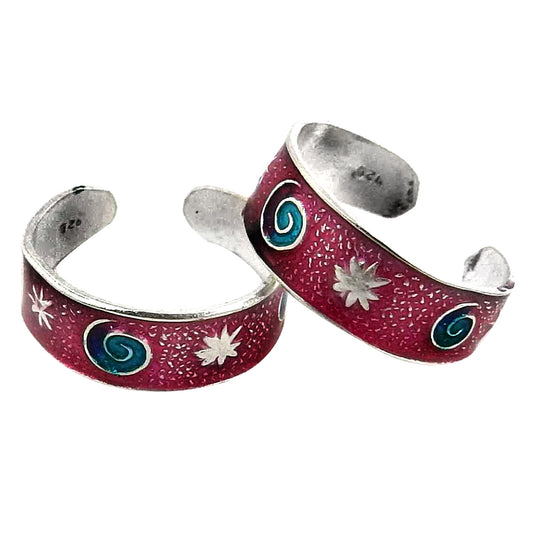 Adjustable Handmade 925 Sterling Silver Toe Ring for Her