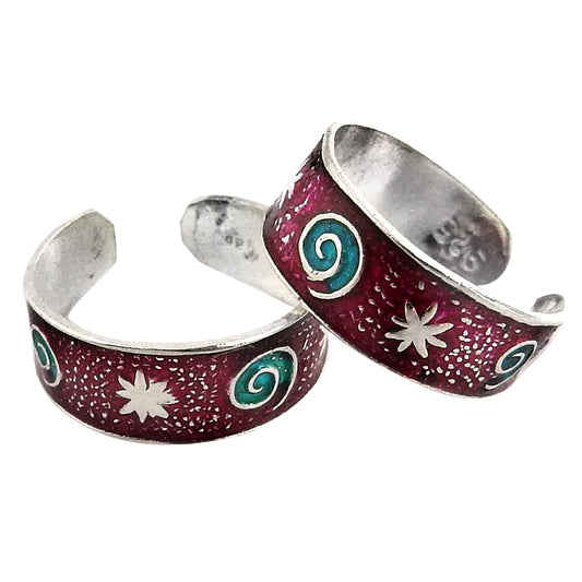 Minimal 925 Silver Handmade Toe Rings Elegant Women
