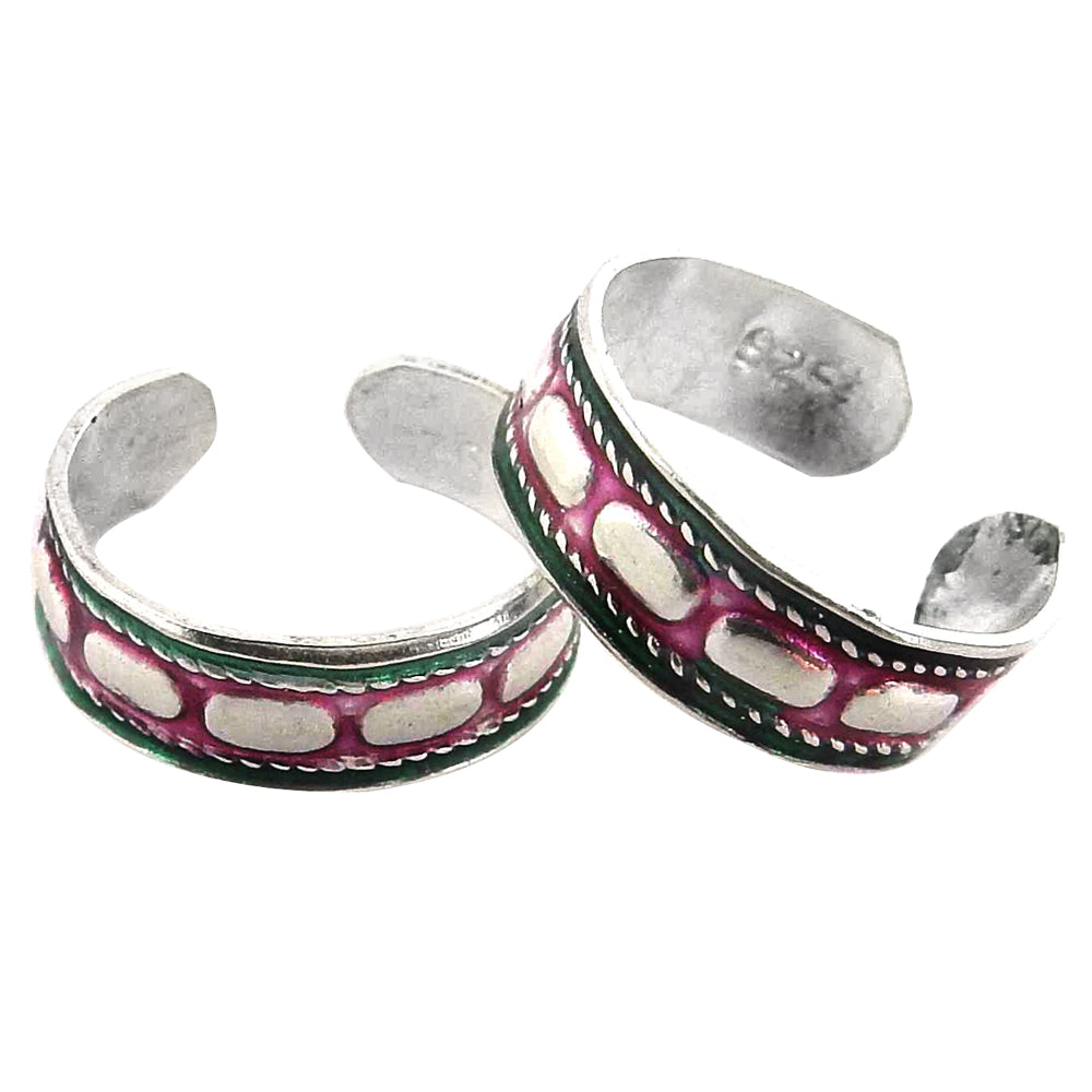 Adjustable 925 Sterling Silver Toe Ring Handmade Women Gift