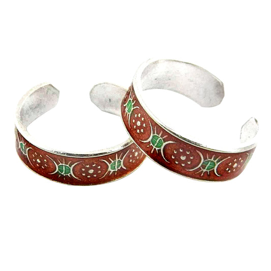 Handmade 925 Sterling Silver Toe Ring Simple Gift Women