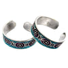 Adjustable Solid Silver 925 Handmade Toe Ring for Her