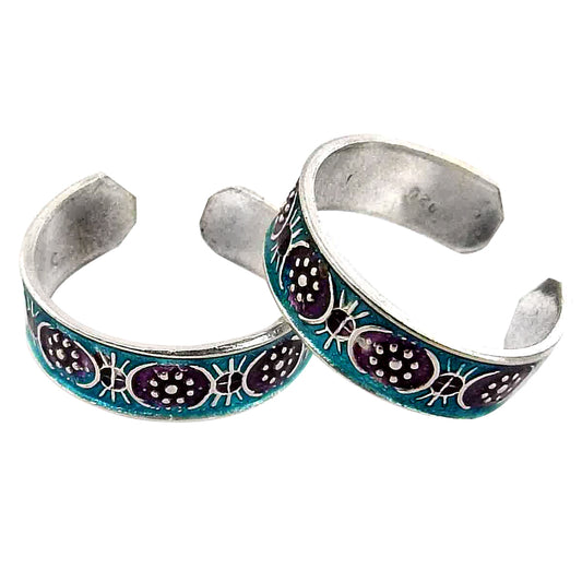 Adjustable Solid Silver 925 Handmade Toe Ring for Her