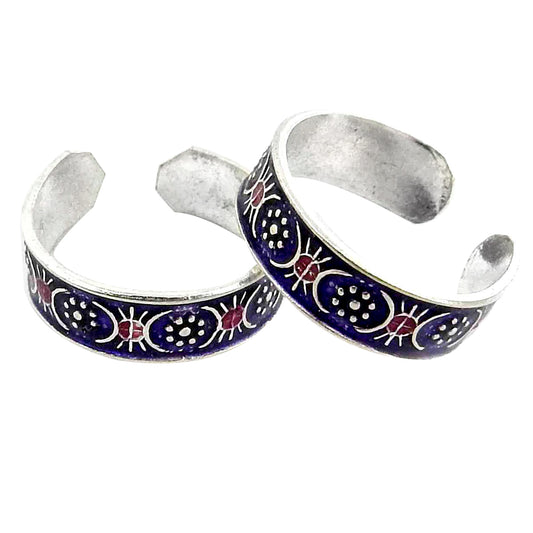 Genuine 925 Sterling Silver Toe Rings Handmade Women Jewelry