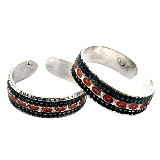 Minimal 925 Silver Handmade Toe Rings Women Daily Wear
