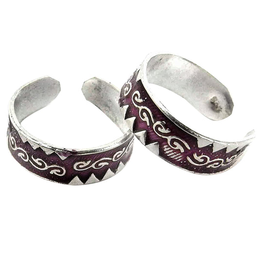 Handmade 925 Silver Toe Rings Elegant Adjustable Women