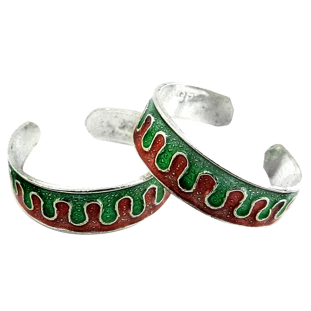 Adjustable Solid 925 Silver Handmade Toe Ring Women