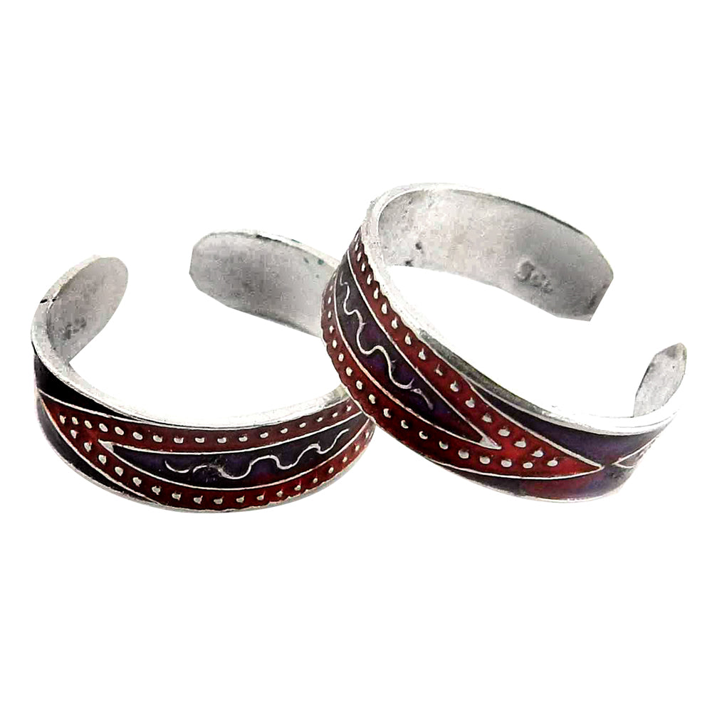Handmade 925 Sterling Silver Toe Rings Women Casual Jewelry