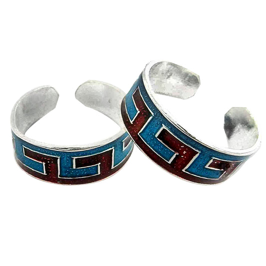 Solid 925 Silver Handmade Toe Rings Women Elegant Gift