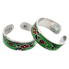 Real 925 Silver Handmade Toe Rings Adjustable Women