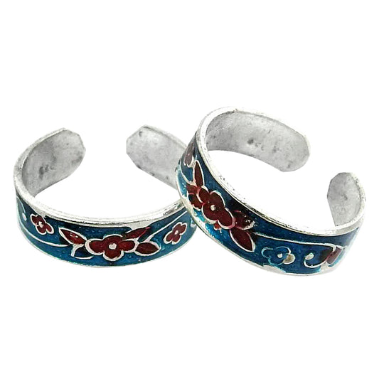 Solid 925 Sterling Silver Handmade Toe Rings for Women
