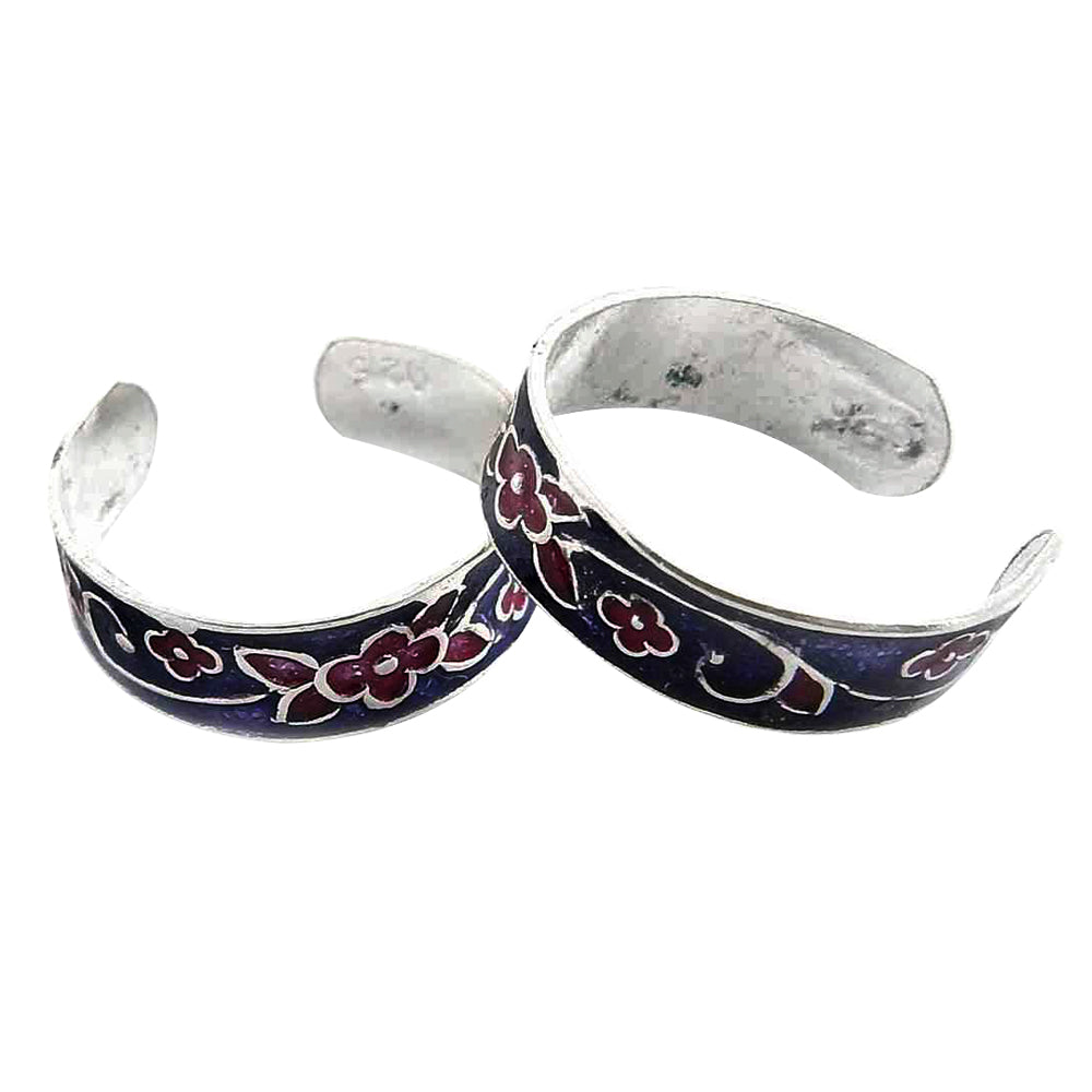 Handmade 925 Sterling Silver Toe Rings Elegant Gift for Women