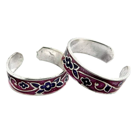Handmade Sterling Silver Toe Rings for Women 925 Silver